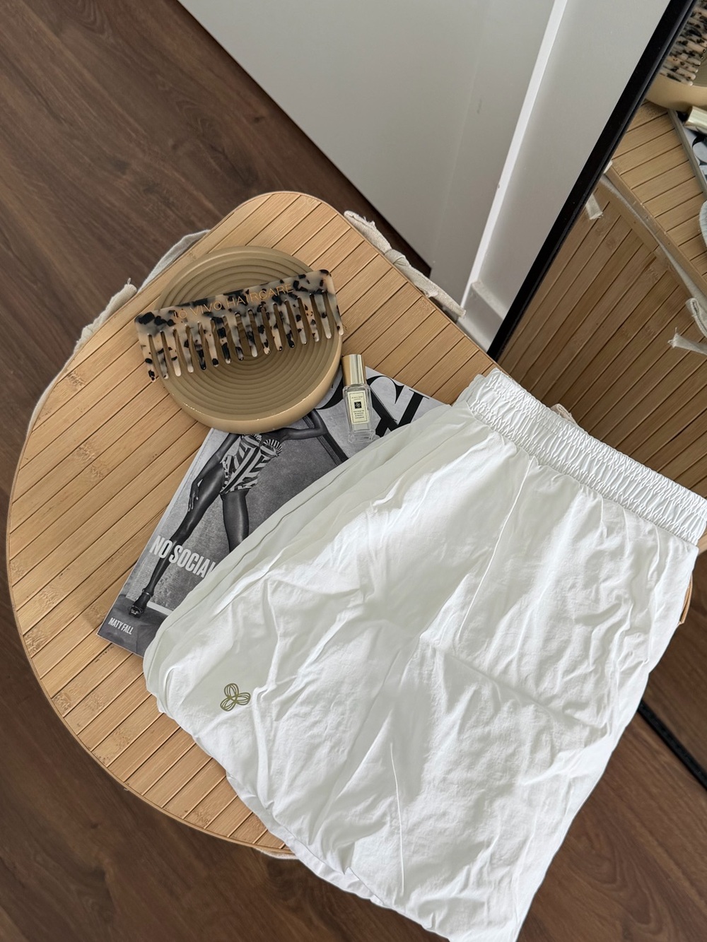 TNA White Athletic Skort